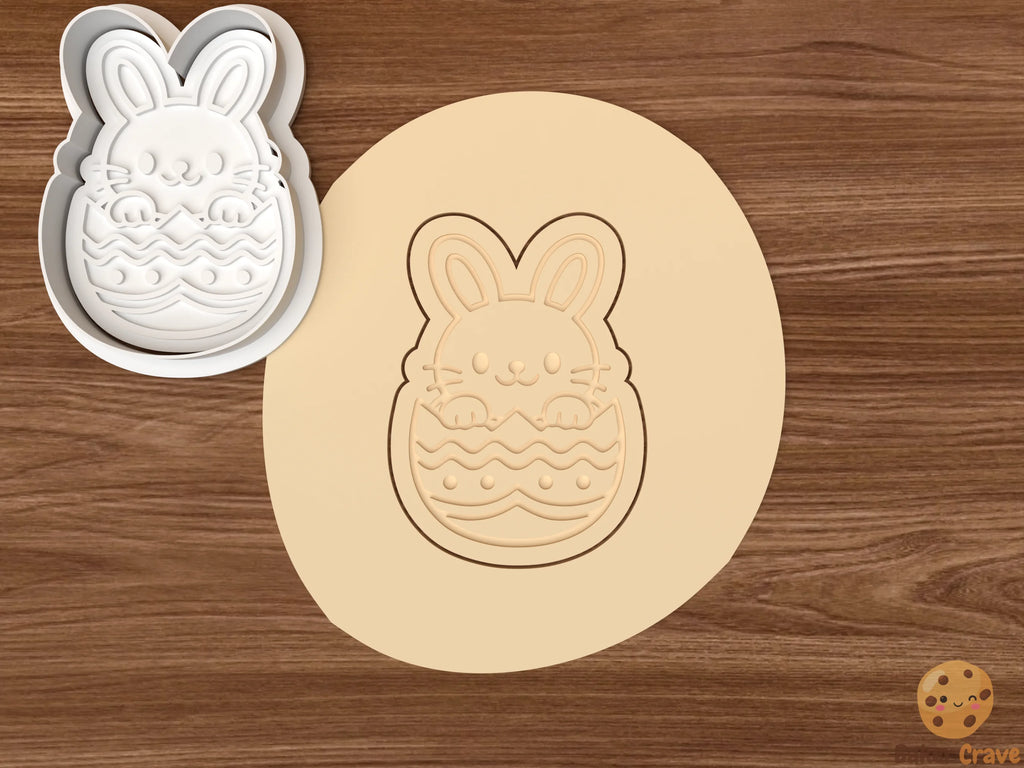Easter Bunny Cookie Cutter Set STL File - bunny2