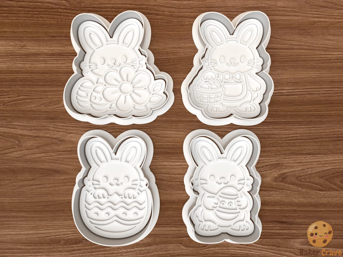 Easter Bunny Cookie Cutter Set - bunny1