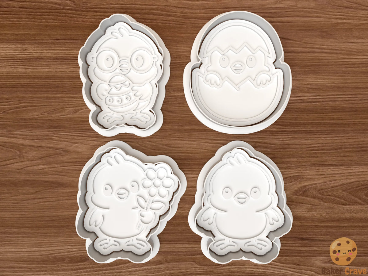 easter chick Cookie Cutter Set - chick1