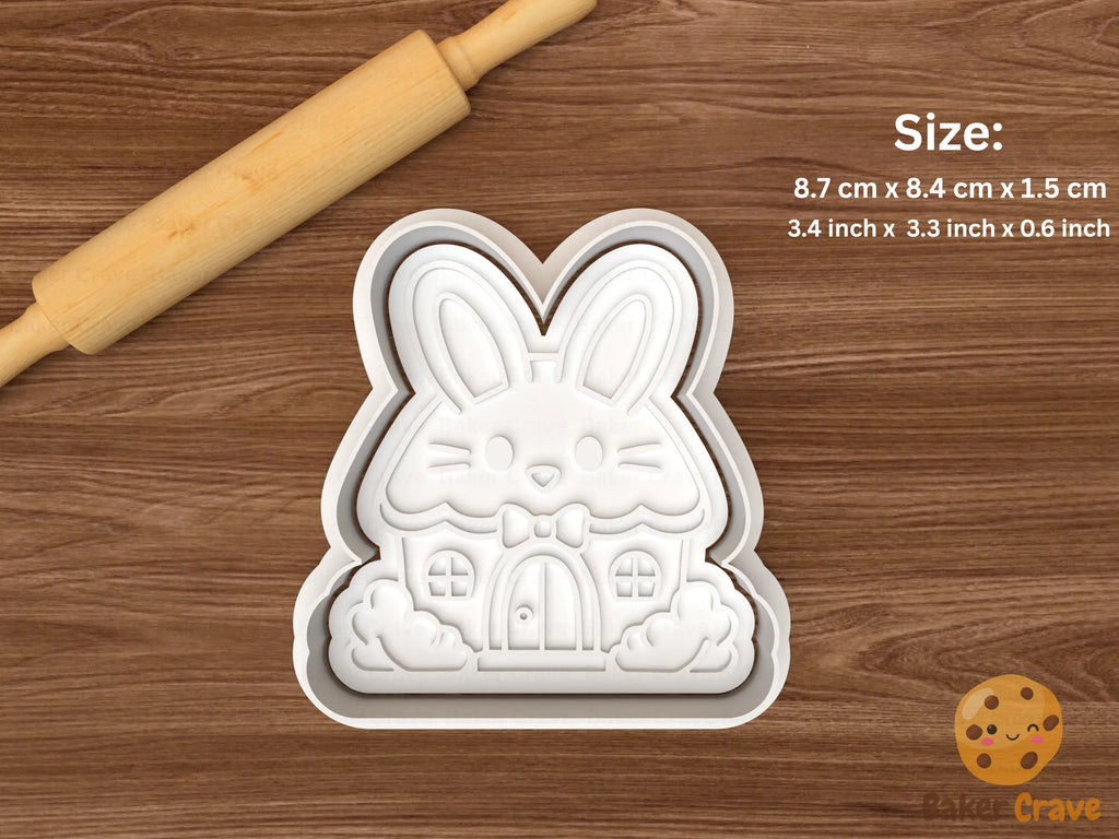 Easter Houses Cookie Cutter Set STL File - easter9