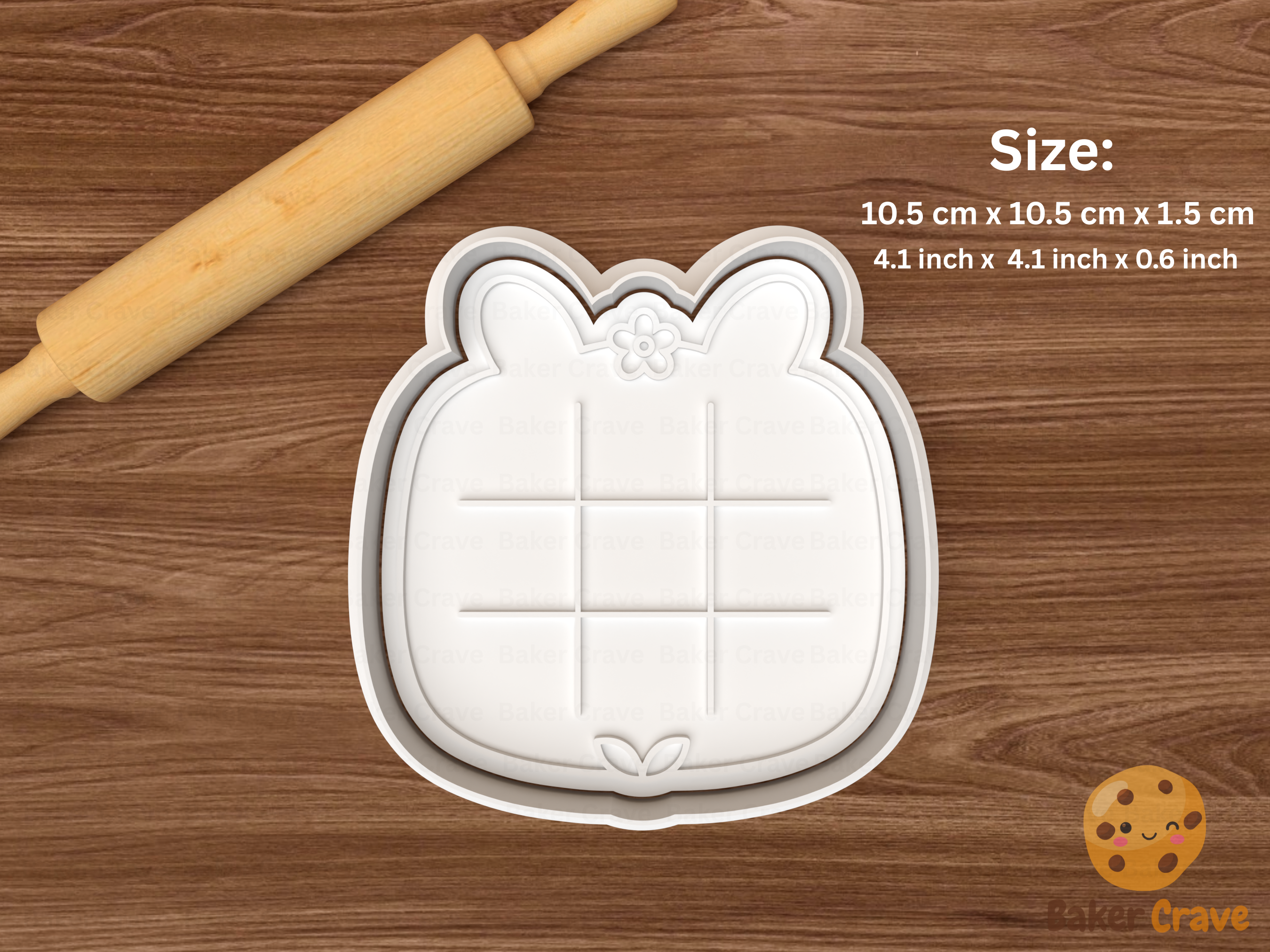 Easter tic tac toe Cookie Cutter Set STL File - easter3