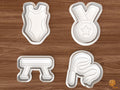 Gymnastics Cookie Cutter Set STL File