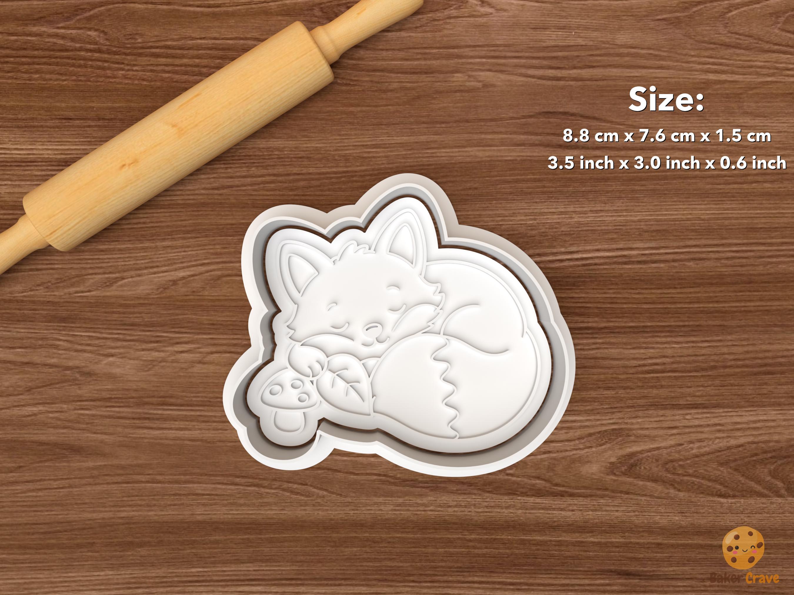 Fox Cookie Cutter Set STL File