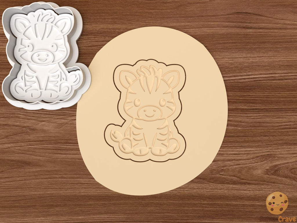Baby Safari Animals Cookie Cutter Set STL File
