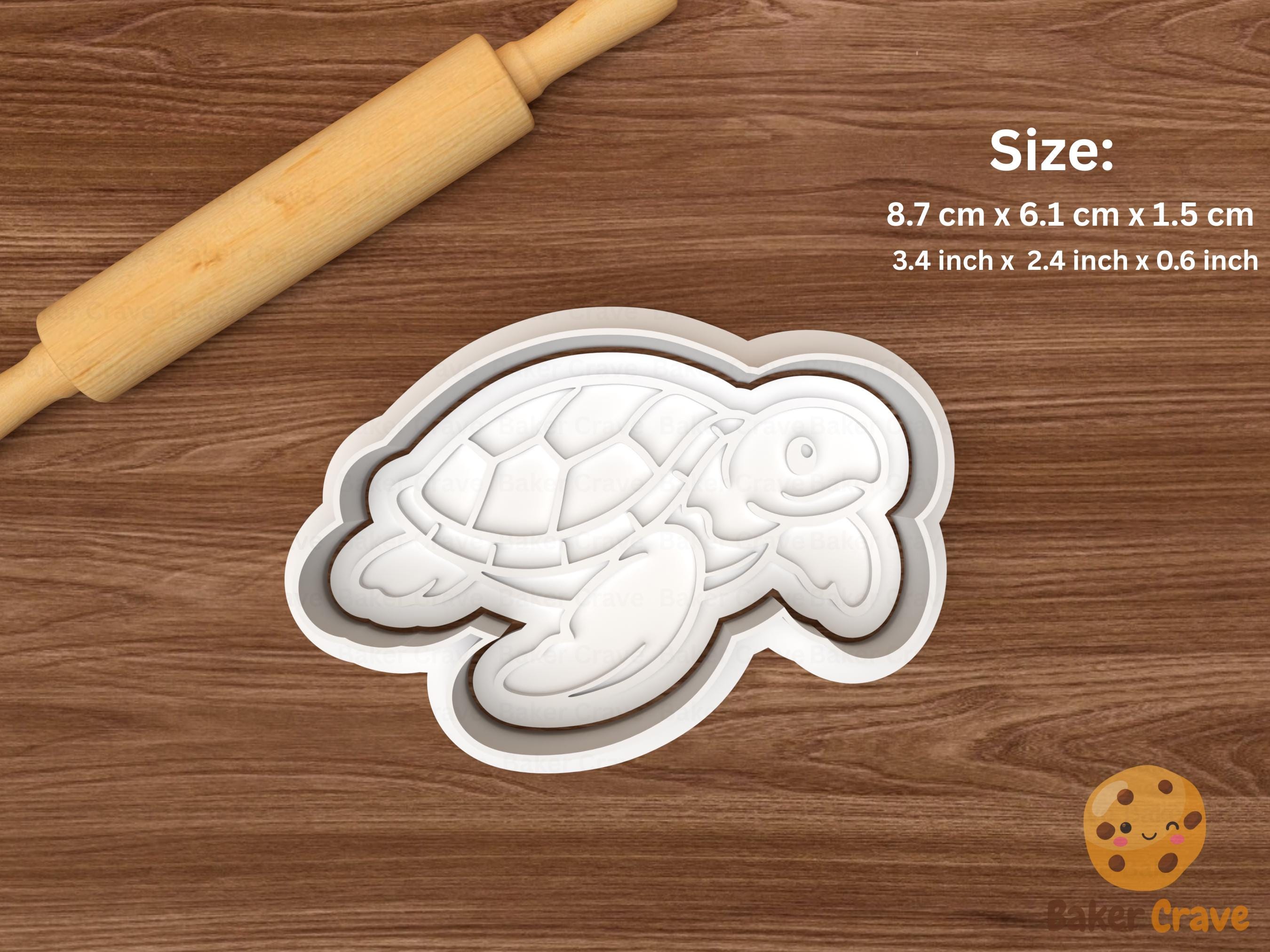 Sea Turtle Cookie Cutter Set STL File