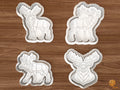 Elk Cookie Cutter Set STL File - 01 set main