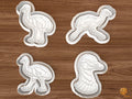 Emu Cookie Cutter Set STL File - 01 set main