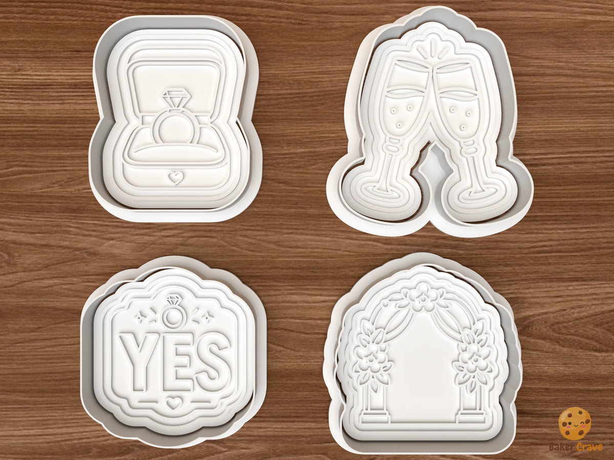 Engagement Party Cookie Cutter Set - 01 set main