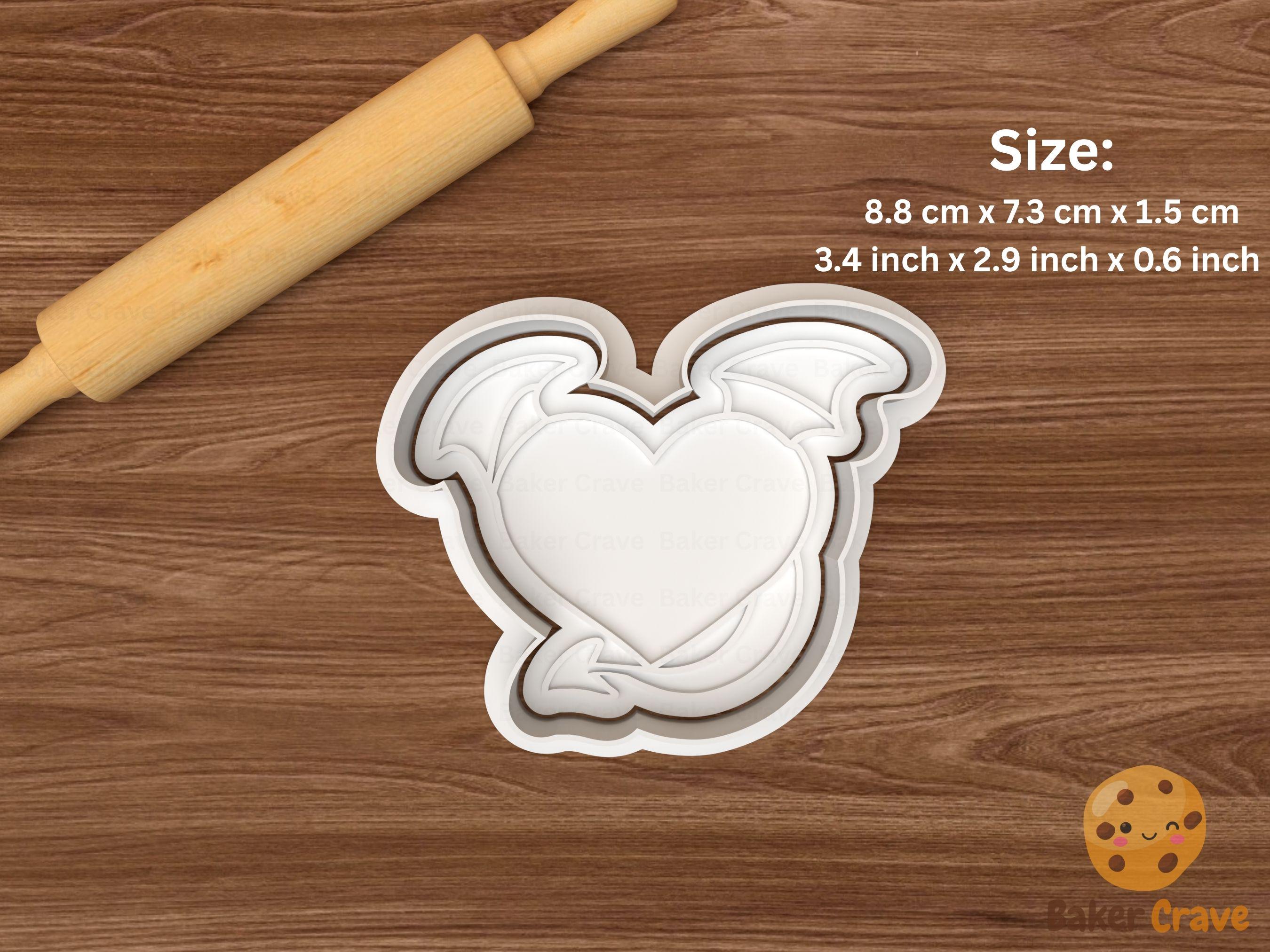Dragon Cookie Cutter Set STL File