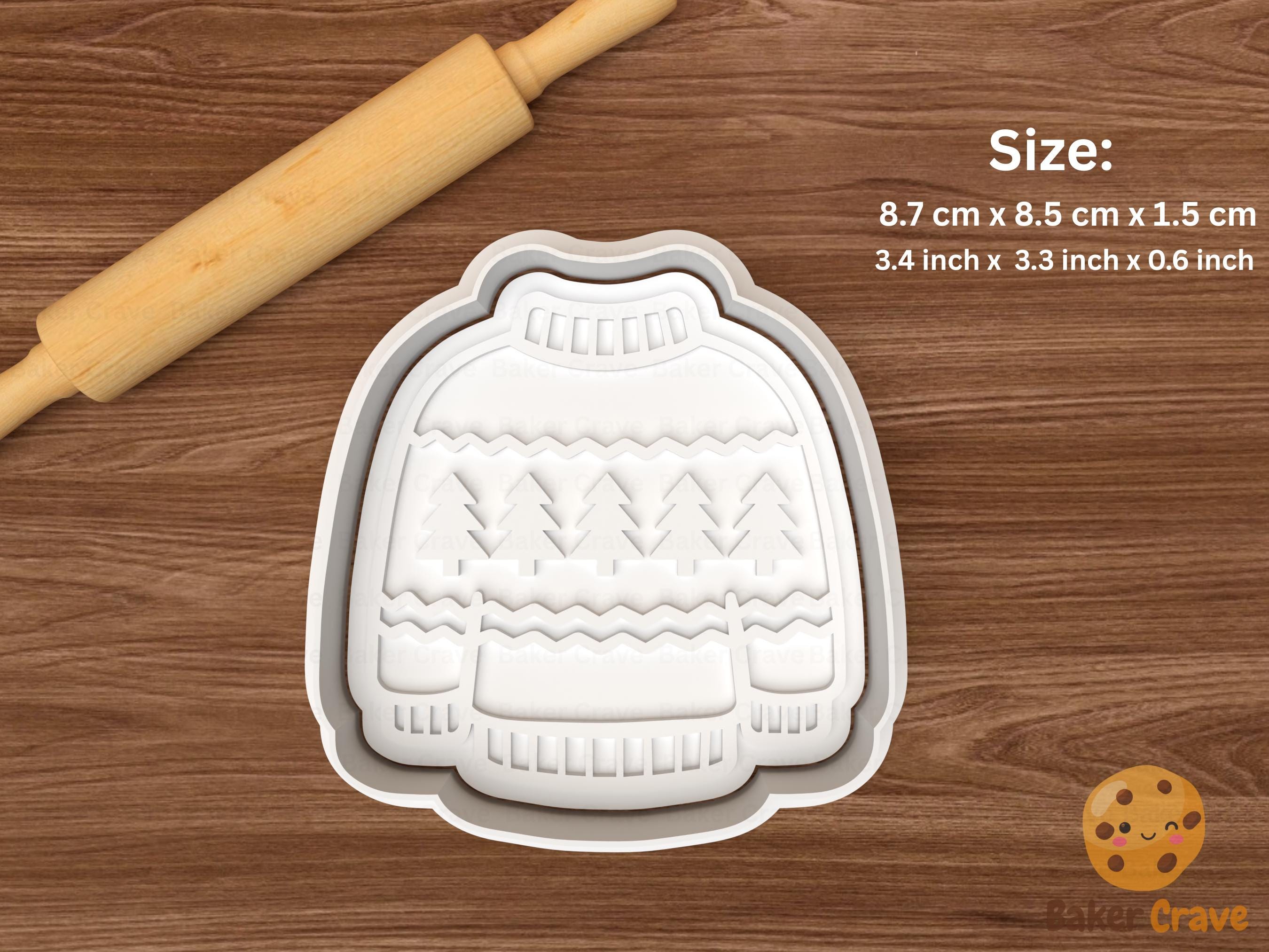 Christmas Sweater Cookie Cutter Set STL File