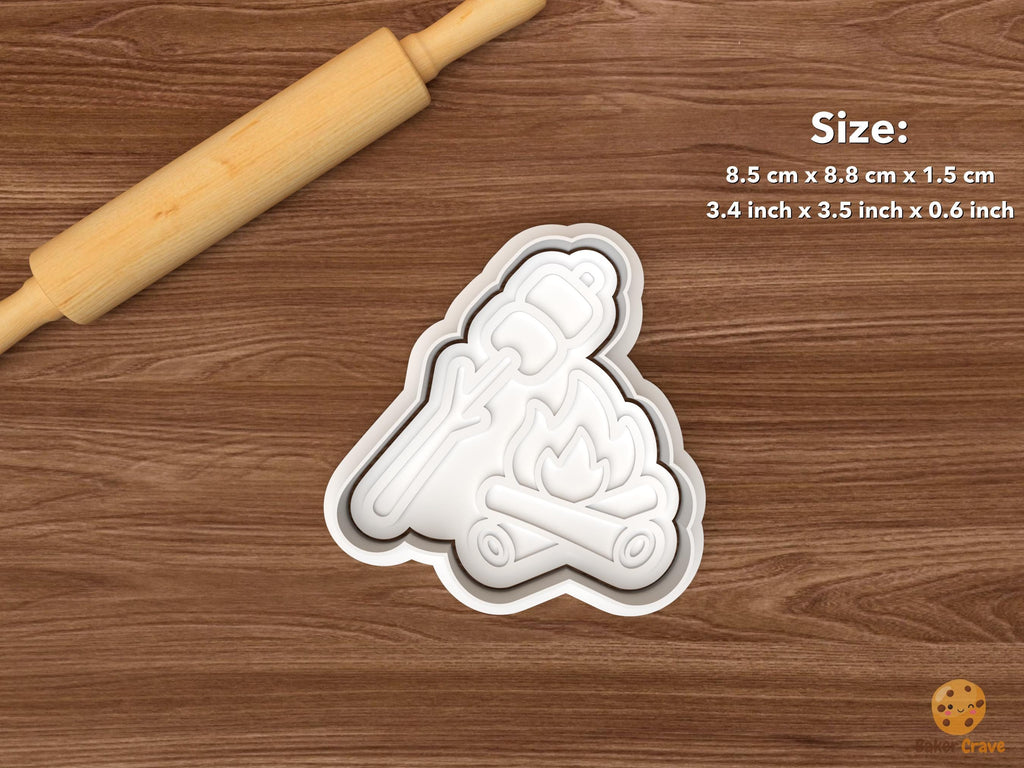 Camping Cookie Cutter Set STL File