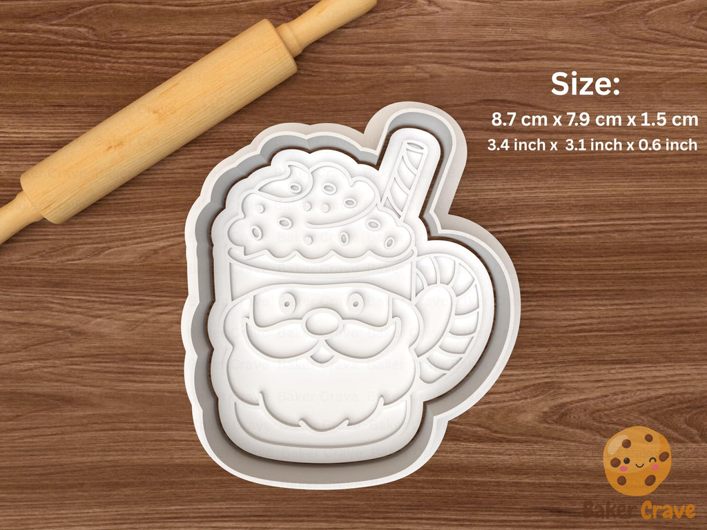 Christmas Mug Cookie Cutter Set STL File