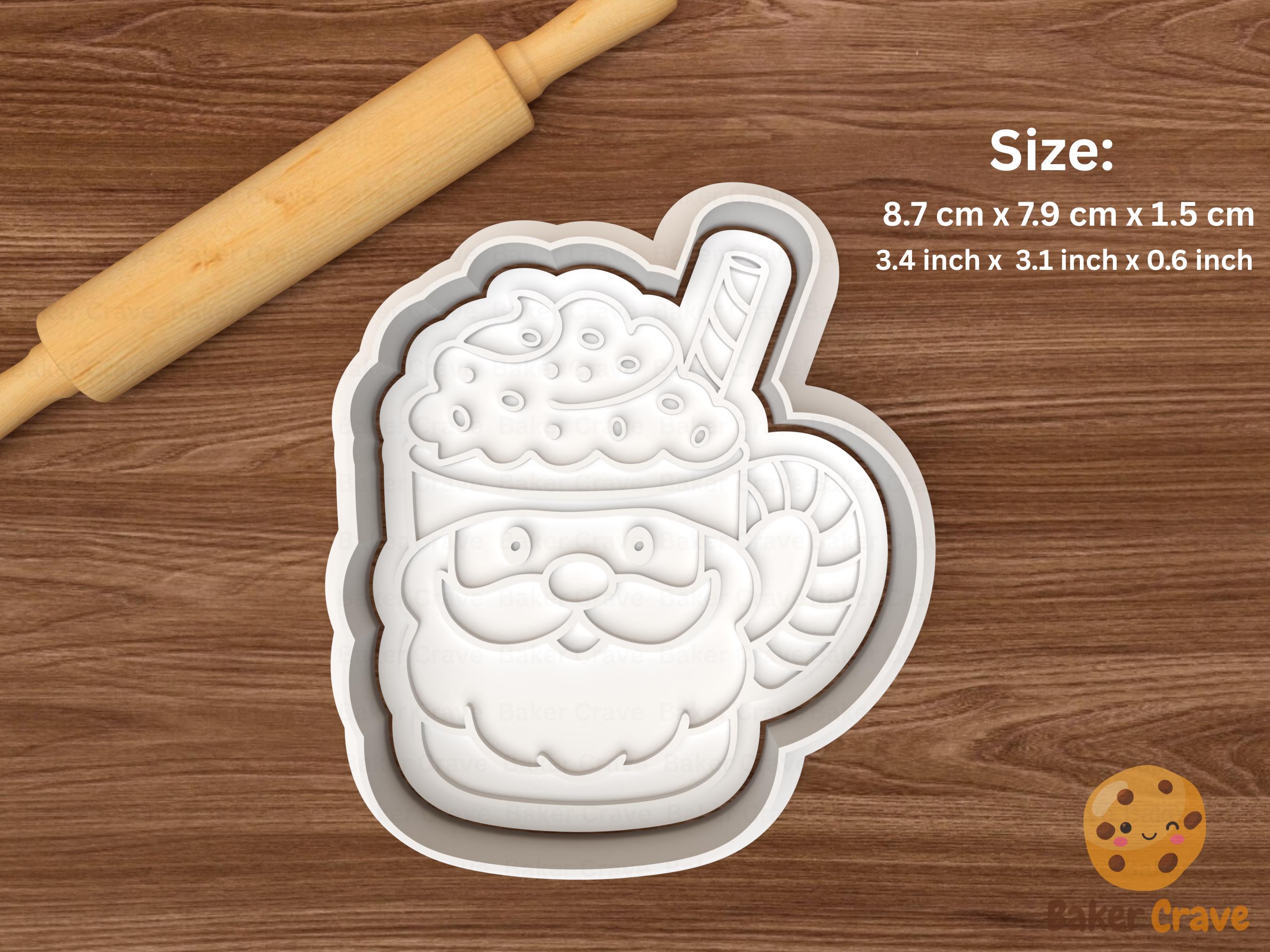 Christmas Mug Cookie Cutter Set STL File