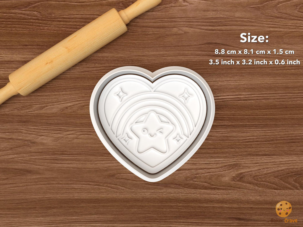 Kawaii Rainbow Cookie Cutter Set STL File