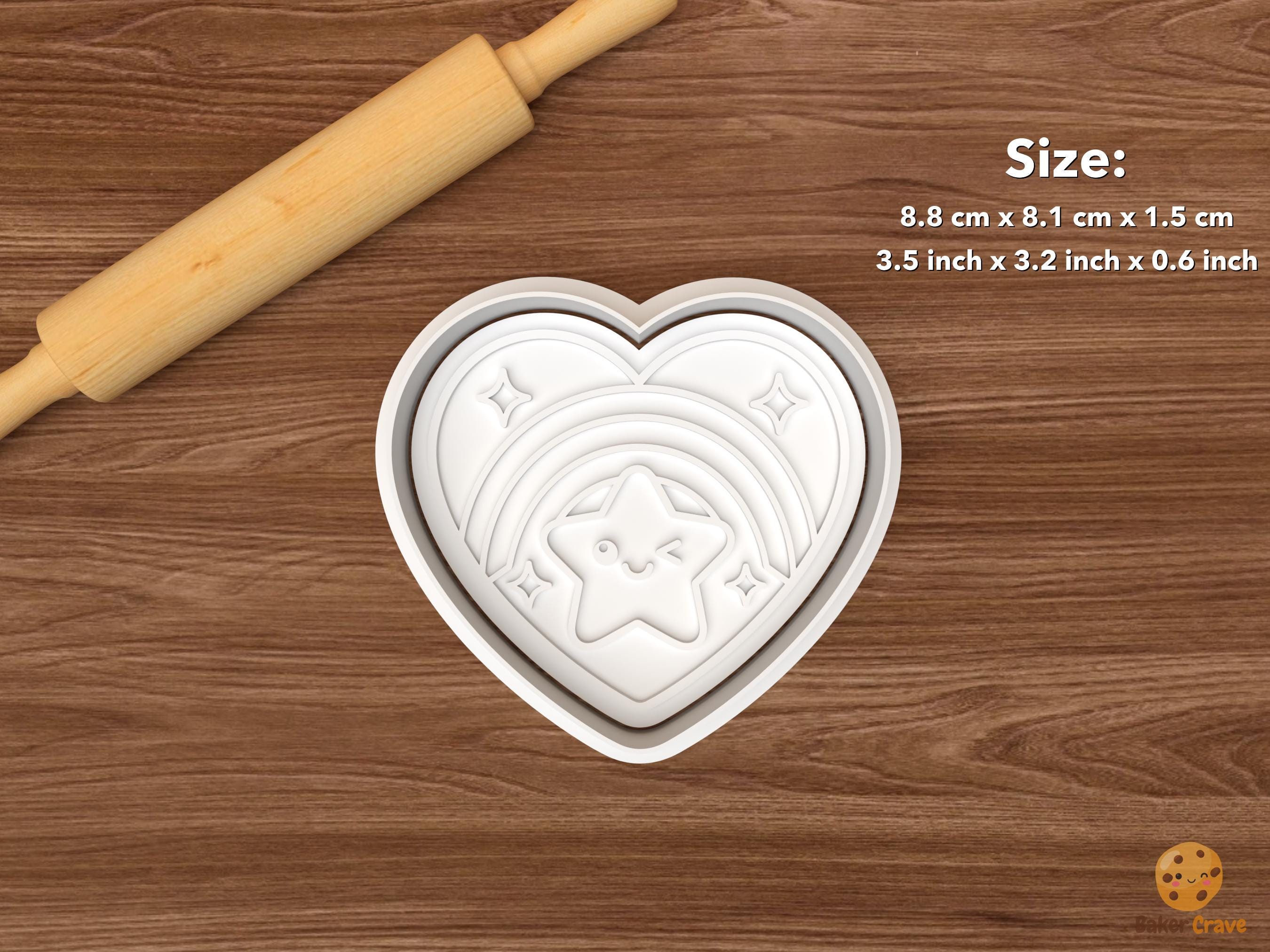 Kawaii Rainbow Cookie Cutter Set STL File
