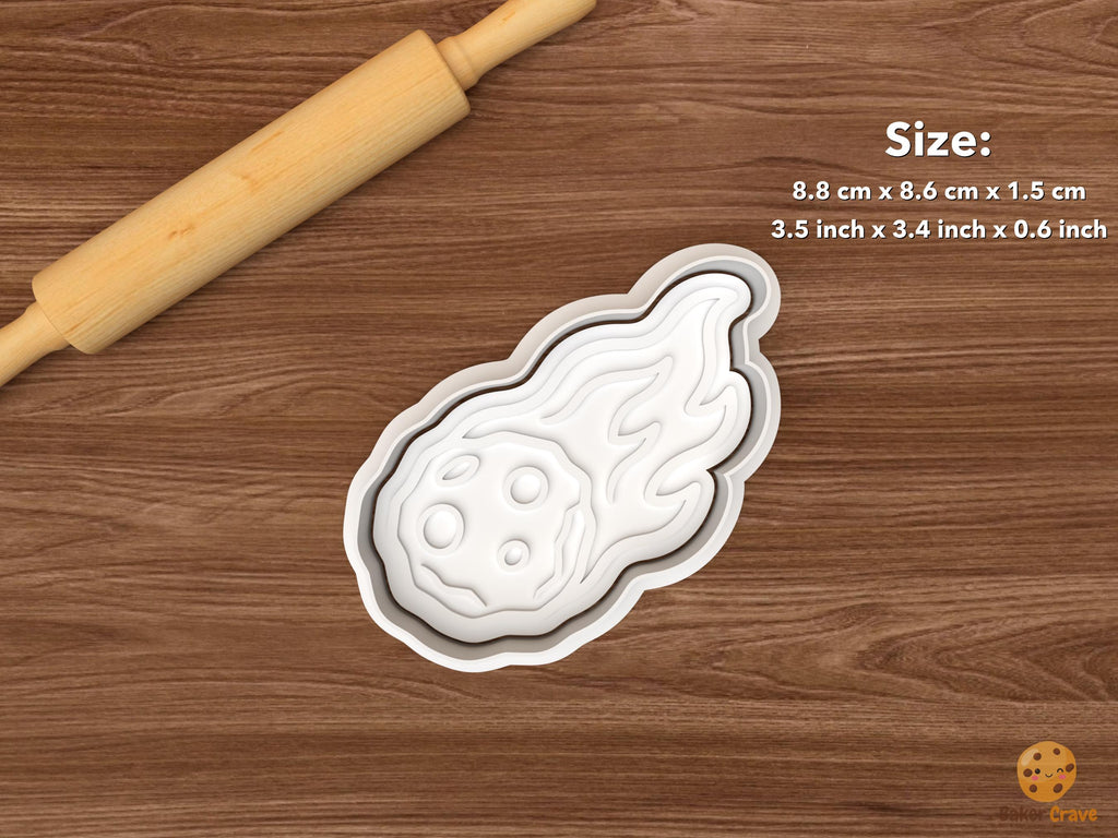 Rocket & Meteor Space Cookie Cutter Set STL File