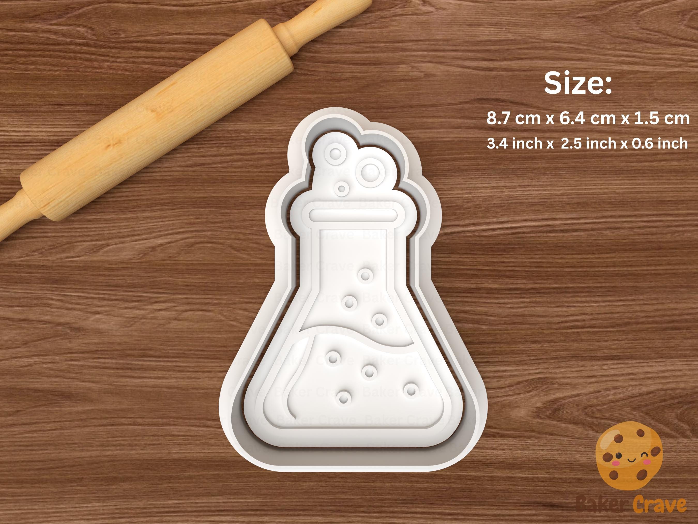 Science Lab Cookie Cutter Set STL File