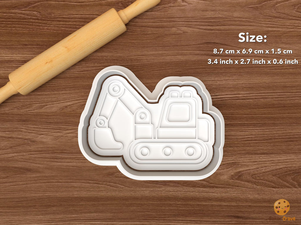 Toy Construction Vehicles Cookie Cutter Set STL File