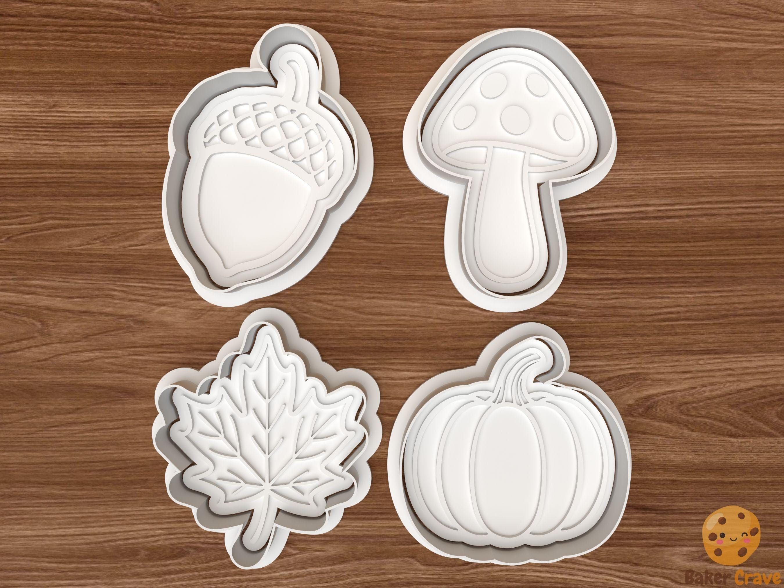 Autumn Fall Cookie Cutter Set STL File