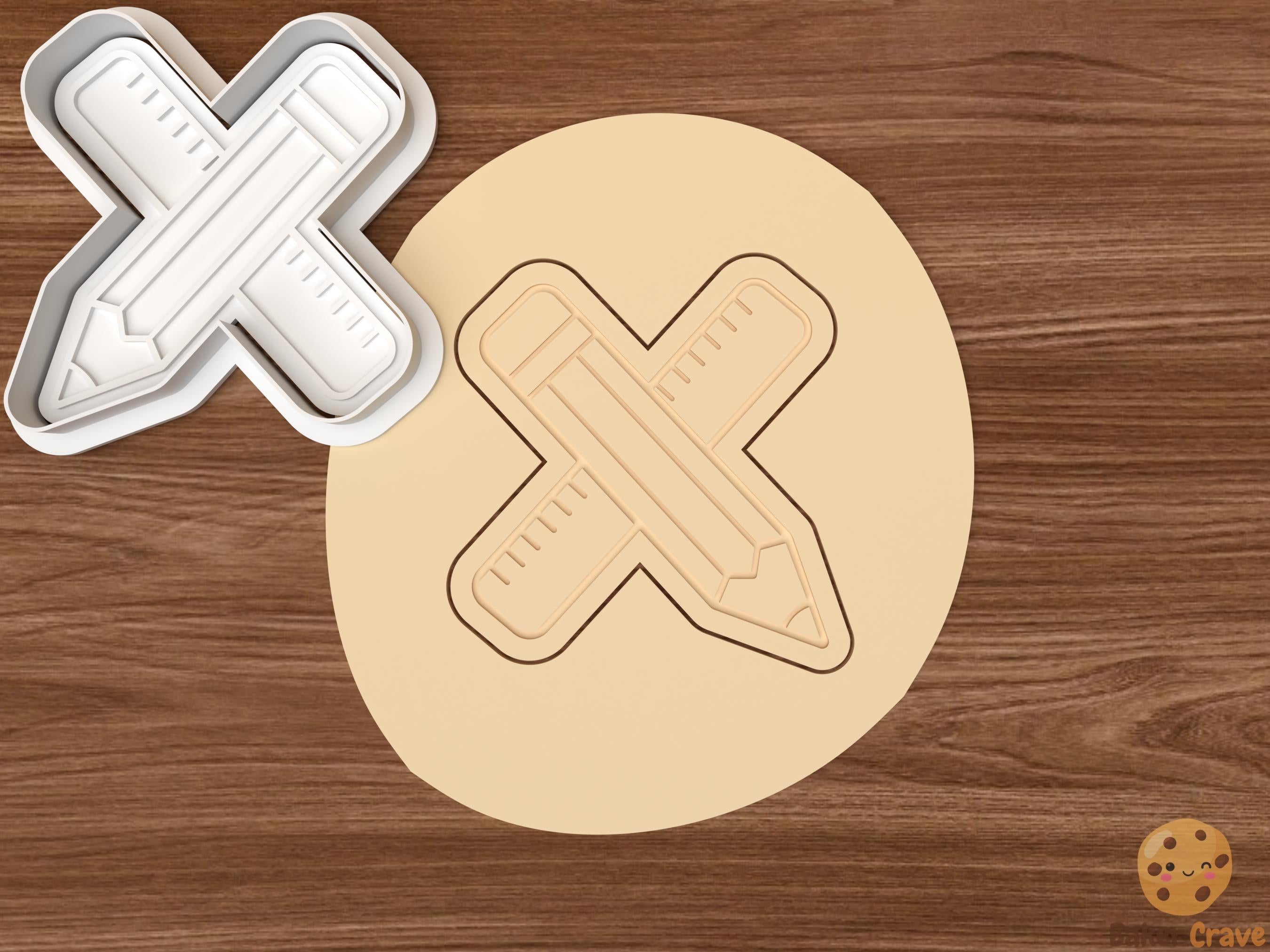 School Cookie Cutter Set STL File