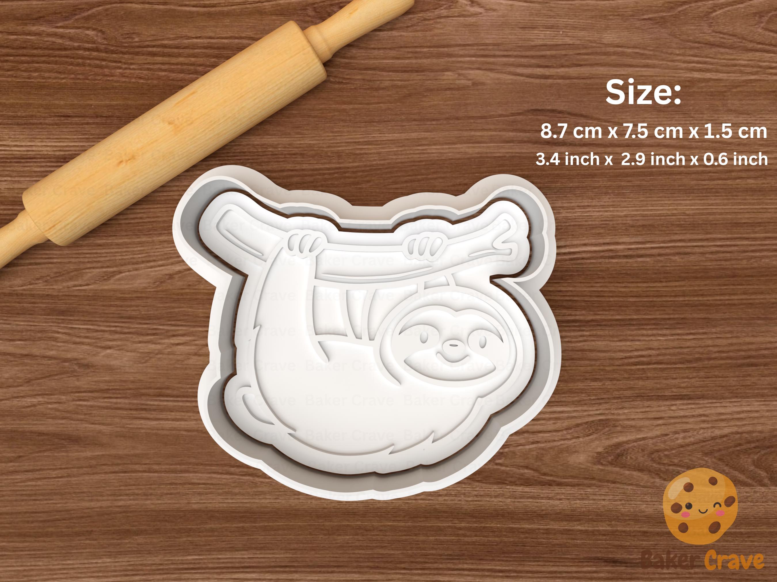 Sloth Cookie Cutter Set STL File