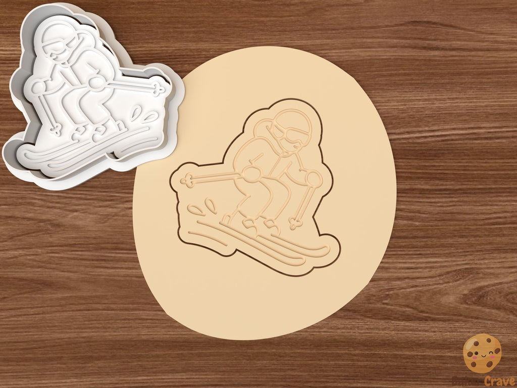Ski Cookie Cutter Set STL File