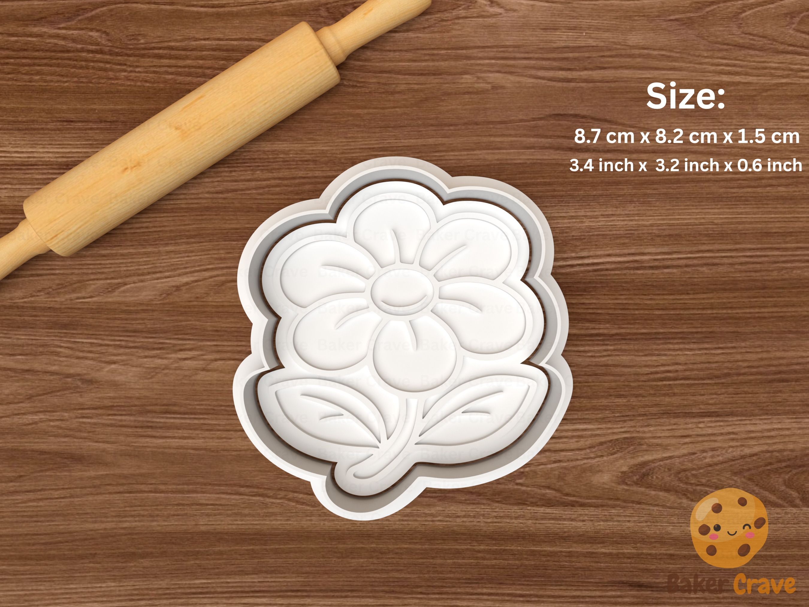 Fairy Mushroom Cookie Cutter Set STL File - fairy7