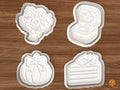 Fall Bridal Shower Cookie Cutter Set STL File