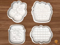 Farmers Market Cookie Cutter Set STL File - 01 set main