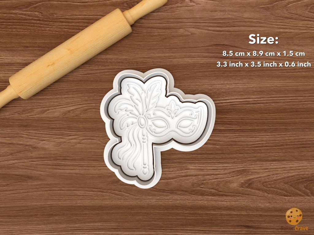 Venetian Masquerade Cookie Cutter Set STL File