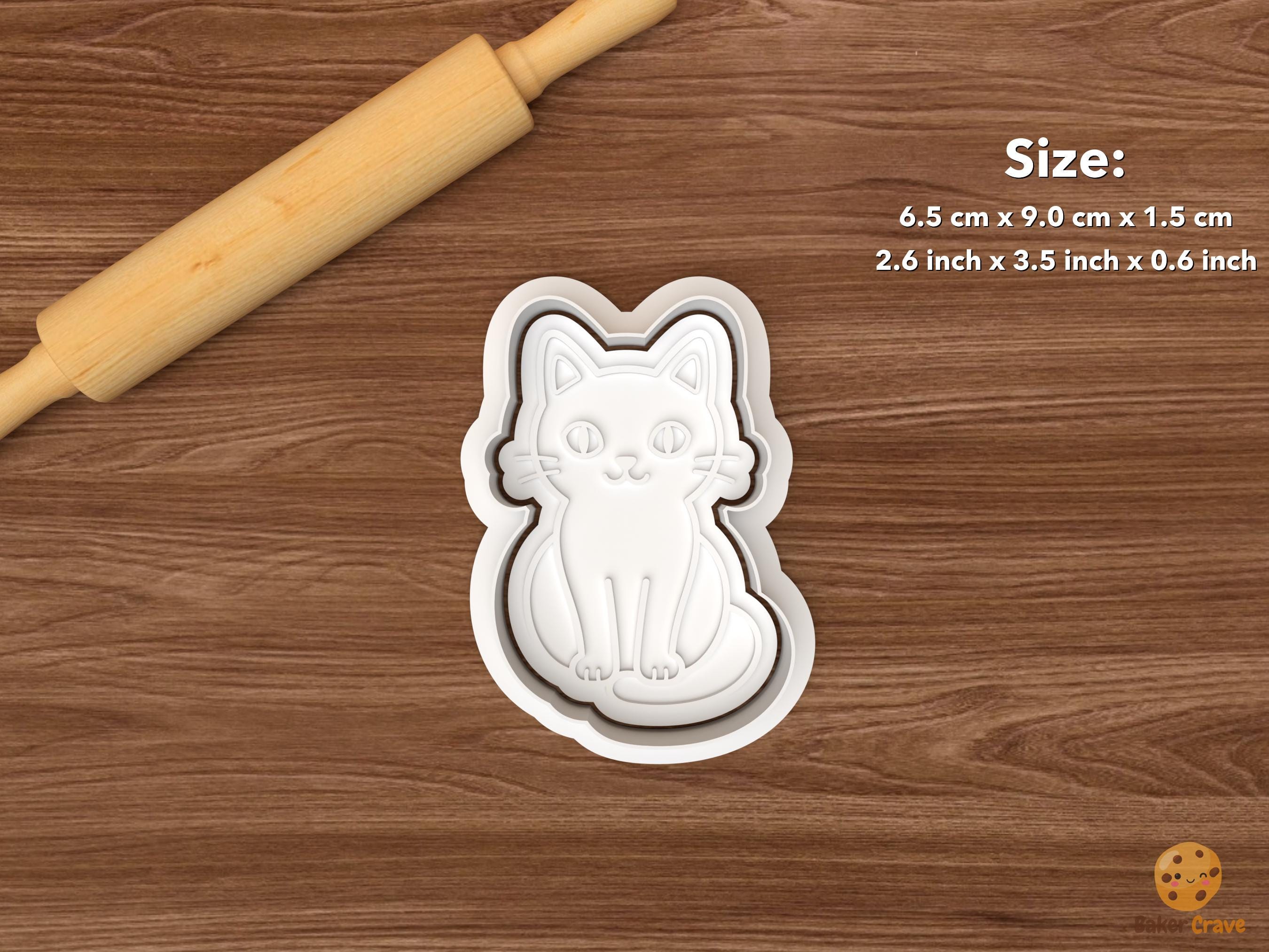 Cat Cookie Cutter Set STL File