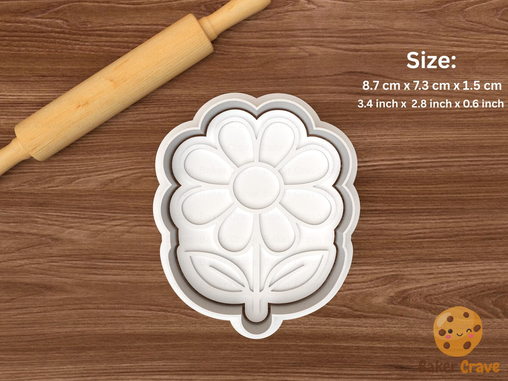 Spring Flower Cookie Cutter Set STL File