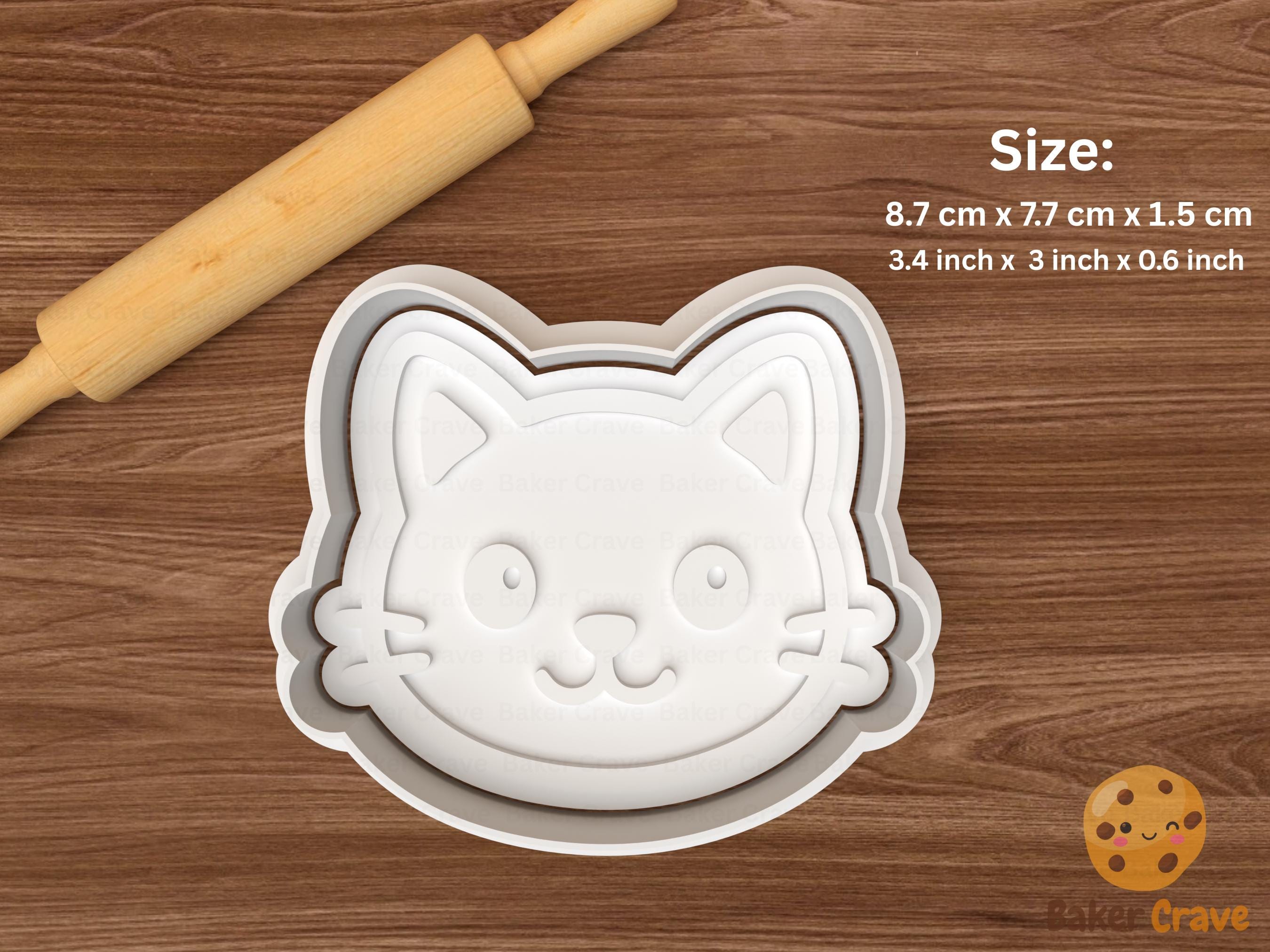 Cat Cookie Cutter Set STL File