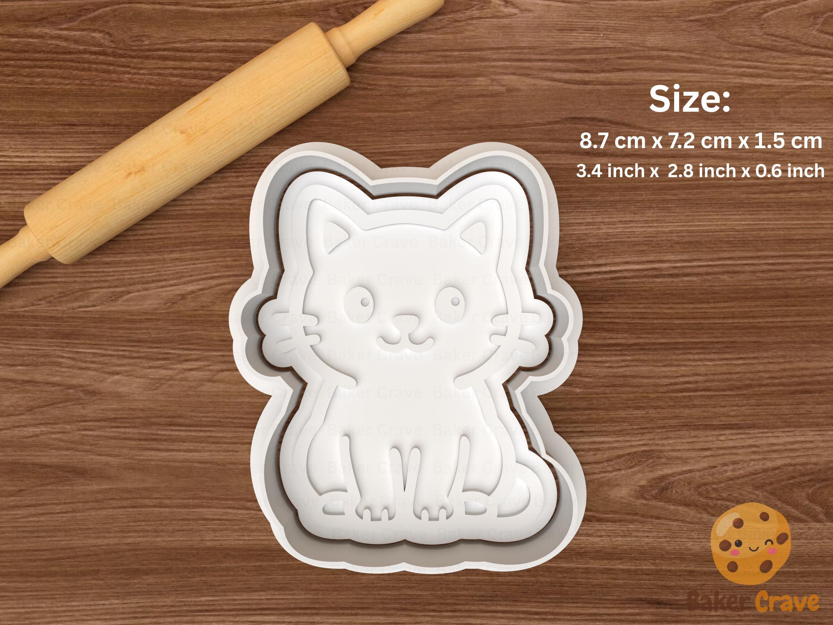 Cat Cookie Cutter Set STL File