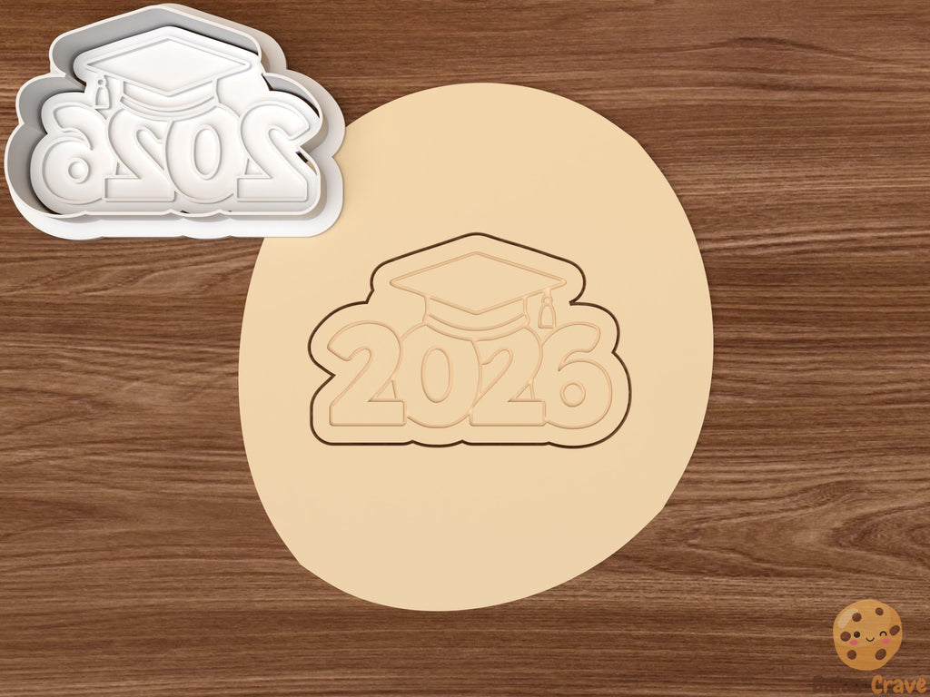 Graduation 2026 Cookie Cutter Set File STL
