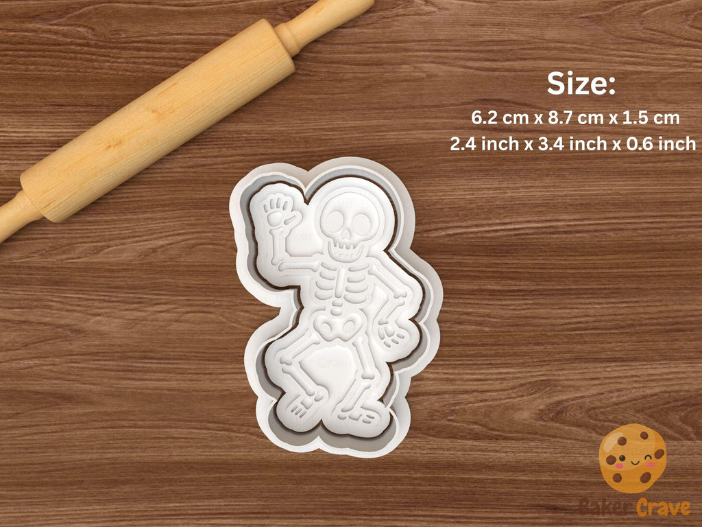 Skeleton Cookie Cutter Set STL File