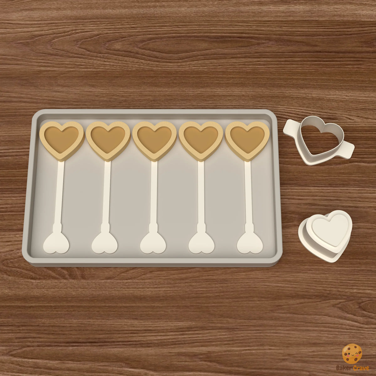 Filled Heart Cake Pop Mold