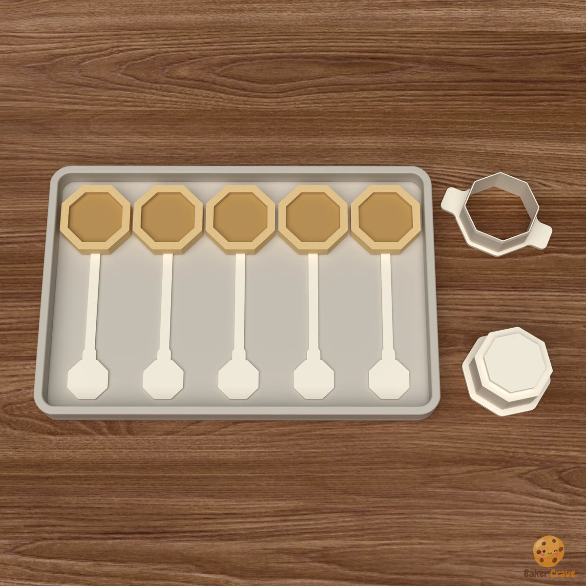 Filled Octagon Cake Pop Mold