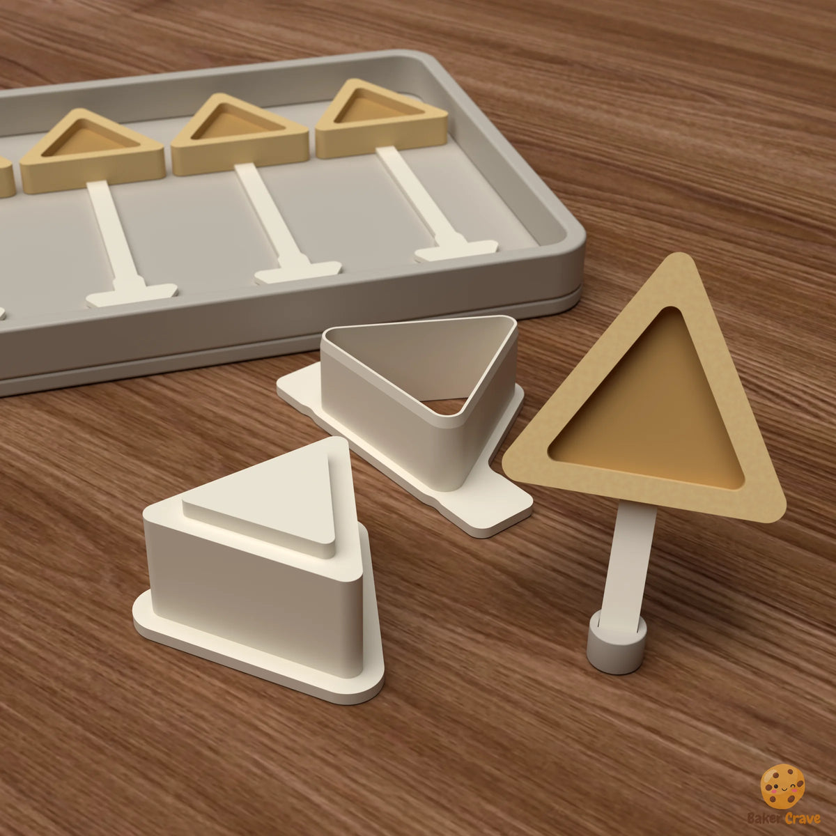 Filled Triangle Cake Pop Mold