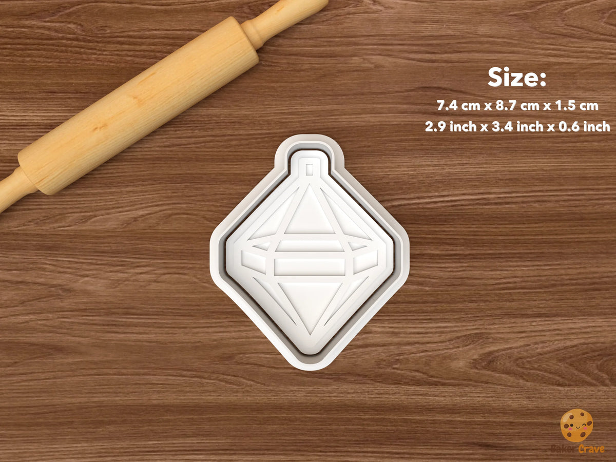 Finnish Himmeli Christmas Cookie Cutter Set STL File - single himmeli diamond ornament