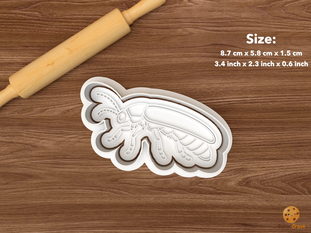 Firefly Cookie Cutter Set - single side view firefly