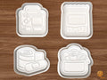 First Aid Safety Cookie Cutter Set STL File - 01 set main