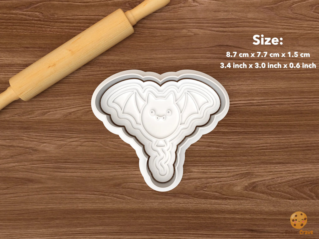 First Boo Birthday Cookie Cutter Set STL File - single bat balloon
