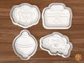 Fishing Dad Cookie Cutter Set STL File - fish1