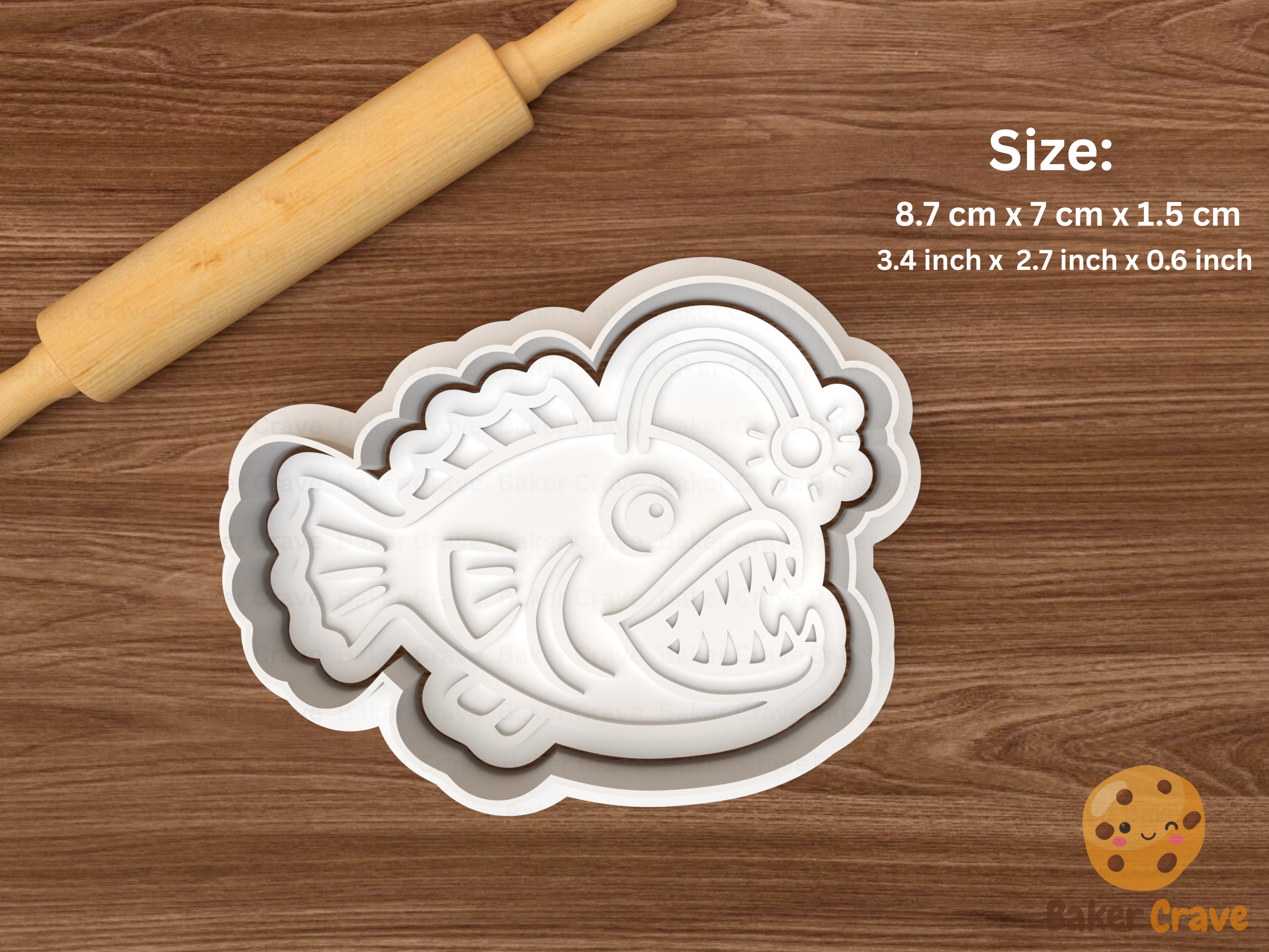 Fish Cookie Cutter Set STL File - fish3