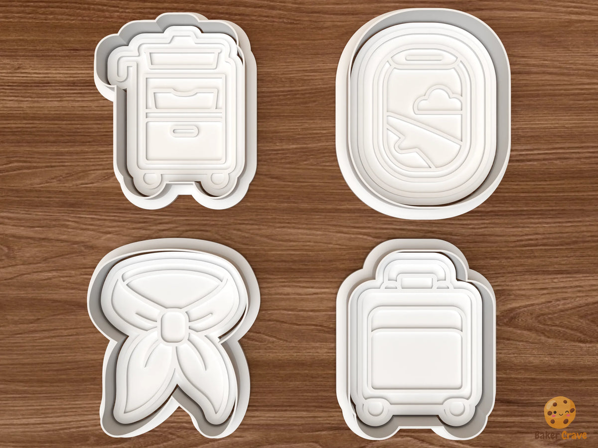 Flight Attendant Cookie Cutter Set - 01 set main