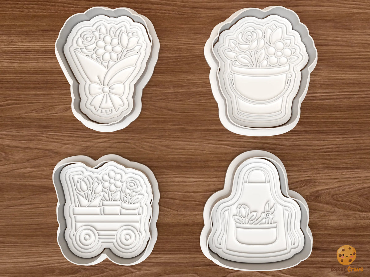 Florist Shop Cookie Cutter Set - 01 set main
