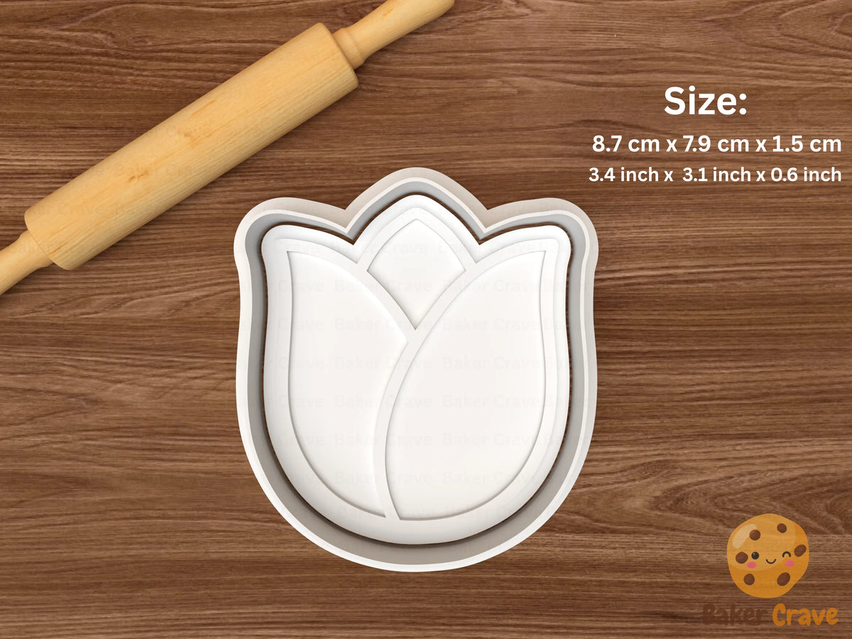 Flower Cookie Cutter Set STL File - flower5