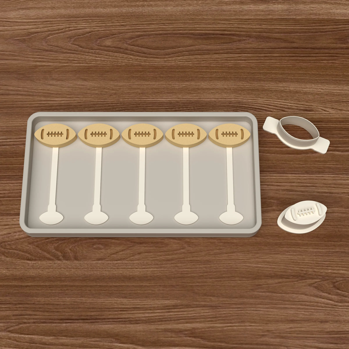 Football Cake Pop Mold STL File