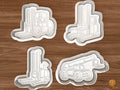 Forklift Cookie Cutter Set STL File - 01 set main